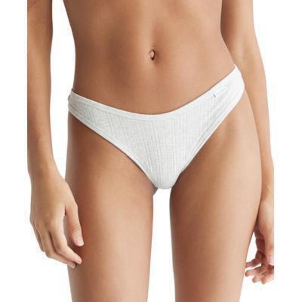 NWT Calvin Klein Women's Ribbed Thong QD3884